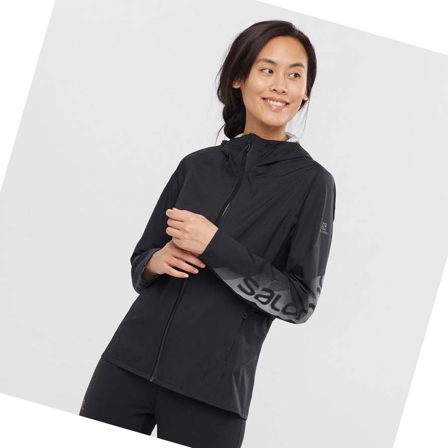 Chaquetas Salomon BONATTI WATERPROOF Mujer Negros | MX 2479GSO